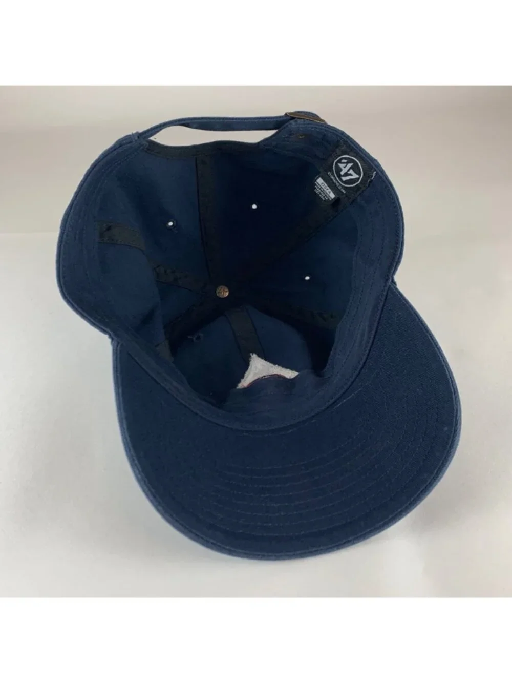 Colorado Avalanche NHL Navy Blue 47 Brand Clean Up Relaxed Fit Strapback Hat